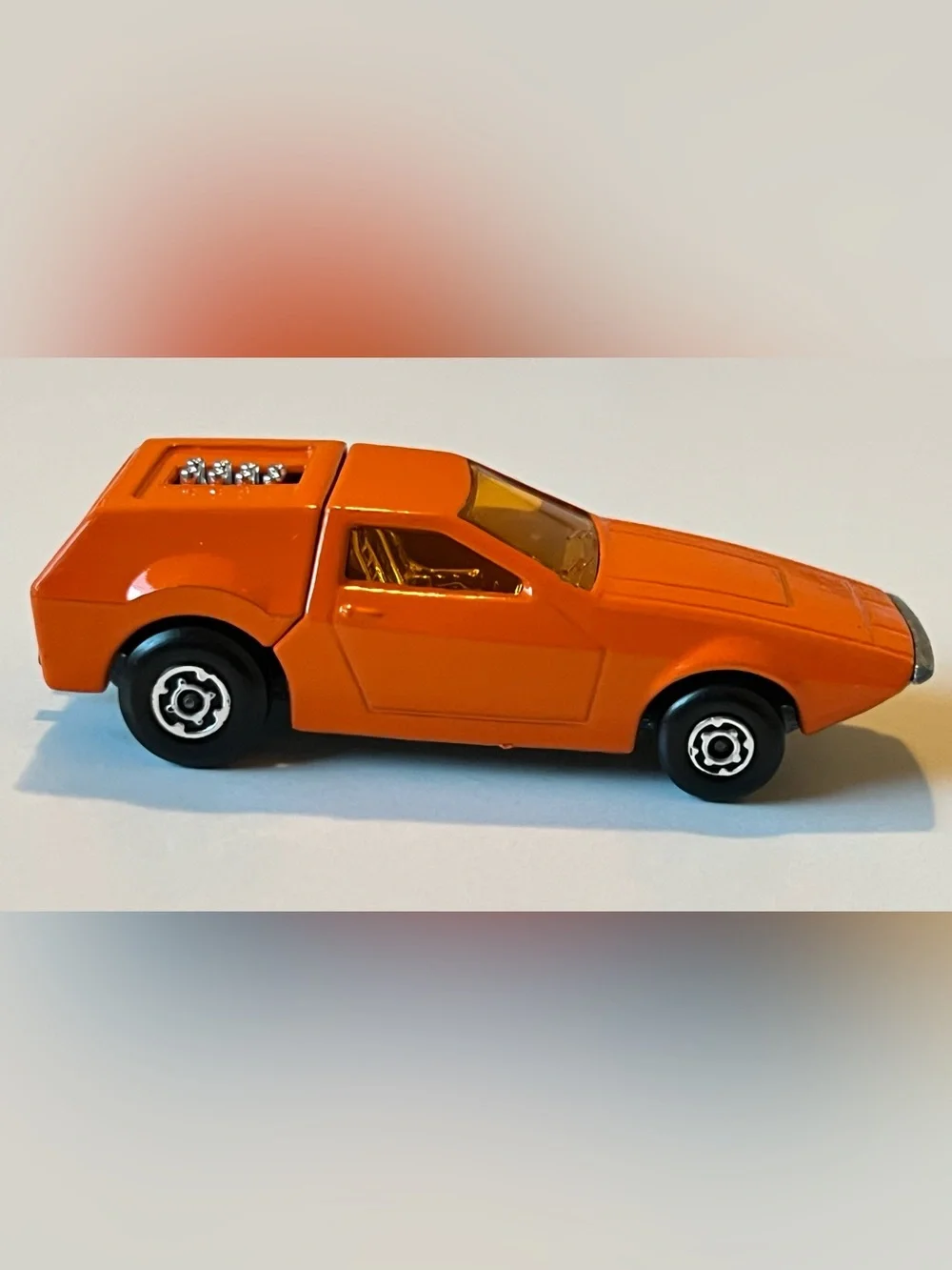 Vintage Matchbox Superfast Tanzara No. 53 Orange Lesney England